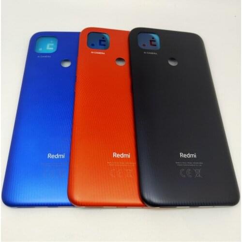 10Pcs/Lot Original New For Xiaomi Redmi 9C Back Battery Cover Rear Housing Door Case Replacement Repair Spare Parts