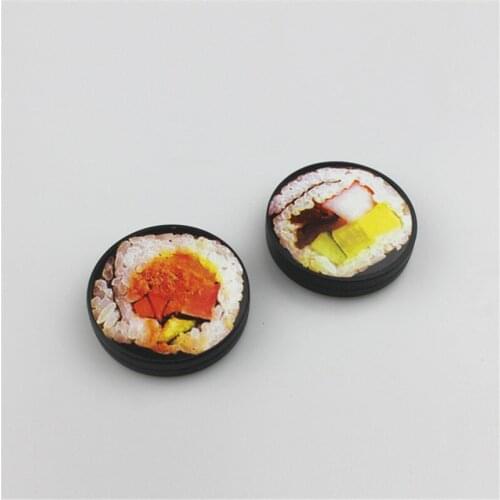 Auto Interior Decorations Ornament Miniature Food Simulation Sushi 3D DIY Pretend Play Magnetic Toys Christmas Ornaments