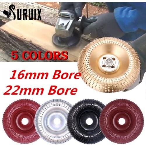 16/22mm Grinding Wheel Shaping Disc Carbide Coating Wheel Carving Abrasive Disc for Wood Cutting Shaping Polishing Wheel