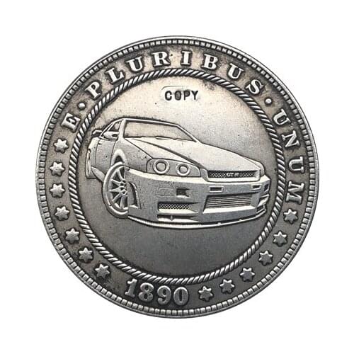 Hobo Nickel USA Morgan Dollar 1890-CC COIN COPY Type 144