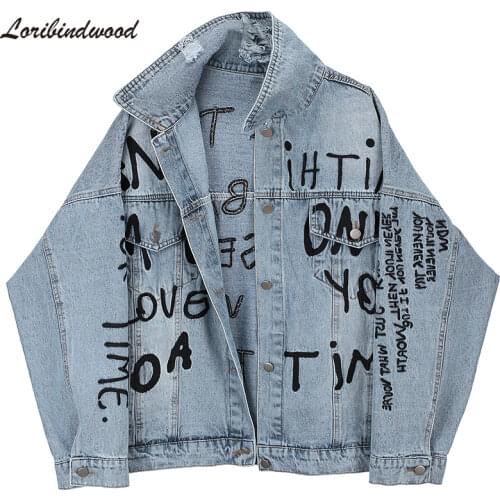 Женские джинсовые куртки Loribindwood China At AliExpress