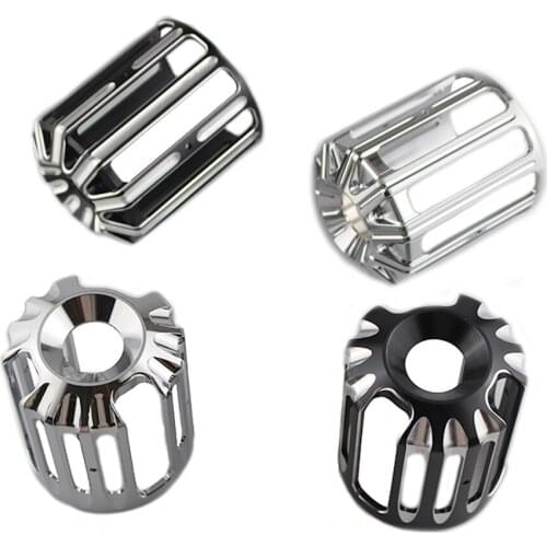 Motorcycle Oil Filter Cover Caps Machine Oil Grid for Harley Sportster XL 883 1200 Dyna Softail Fat Boy Road King Street Glide
