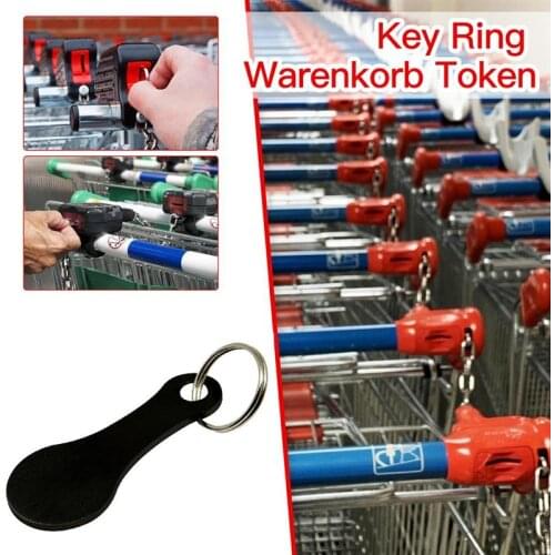 Metal Aluminum Alloy Key Ring Stainless Steel Shopping Trolley Remover Keyring Metal Shopping Trolley Token For Shopping Carts