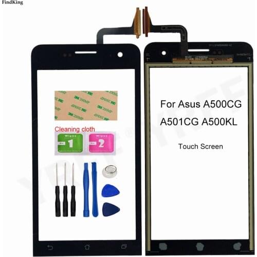 Mobile Touch Screen For ASUS Zenfone 5 ZF5 ZF 5 A500CG A500KL A501CG T00J Touch Screen Digitizer Panel Front Glass Sensor