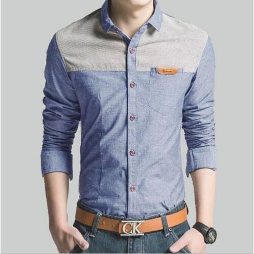 ZOEQO Plus size Men Shirt Camisas Hombre Long Sleeve Mens casual Shirts Camisa Social Masculina fashion Shirts Dropshipping