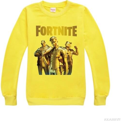 Fortnites New Spring Girls’s Long Sleeve Cotton Children’s sweatshirt for Kids Princess boys Girl’s Clothes