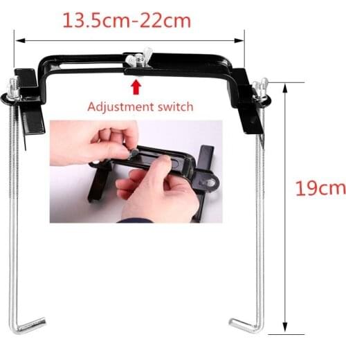 New! Car Storage Battery Holder Hold Down Tray Adjustable Stabilizer Metal Bracket FOR Universal