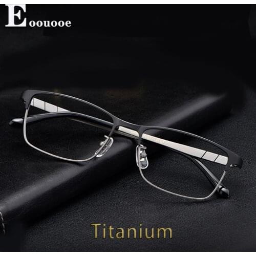 Vintage Men Women Glasses Frame Titanium Optical Glasses Round Eye Wear IP Plating Oculos Myopia Multifocal Frame