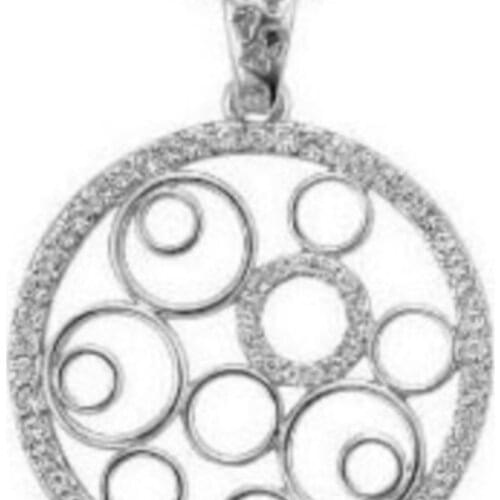 Lovely gift Hollow round Circle Zircon AAAA+ rhinestones bohemia Necklaceweater chain fashion jewelry party girl