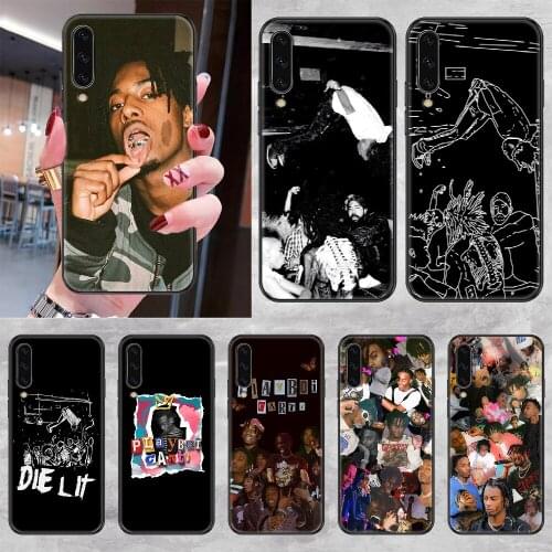 PLAYBOI CARTI Die lit Phone case For Samsung Galaxy A 3 5 7 8 10 20 21 30 40 50 51 70 71 E S 2016 2018 4G black painting Etui