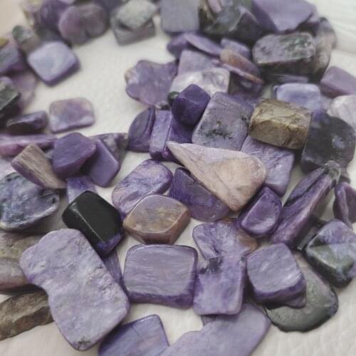 Natural Perfect Charoite Jewel crystal gravel polished raw gemstone quartz gravel rock gifts for healing