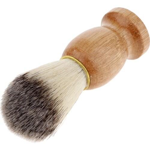 Firm Bristles Shave Shaving Brush Durable Wood Handle Brushes Tool for Men