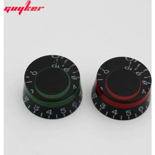1 pcs Lots Speed Control Guitar Knobs Black Red/Green For LP Electric Guitar Bass Replacement Useful Guitarra Accessories
