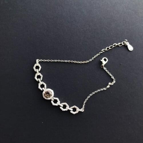 CSJ Zultanite Bracelet Sterling 925 Silver Created Sultanite Color Chance Fine Jewelry Women Wedding Party Gift