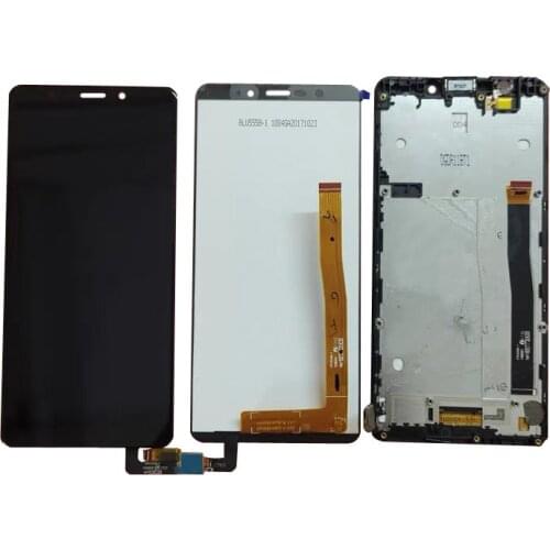 Test Ok For Micromax Canvas Infinity Life HS1 LCD Display + Touch Screen Panel Assembly Frame Replacement