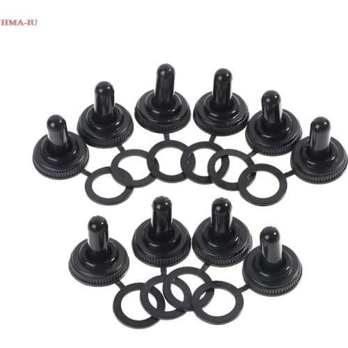 10 pcs 12mm Toggle Switch Waterproof Rubber Resistance Boot Cover Cap