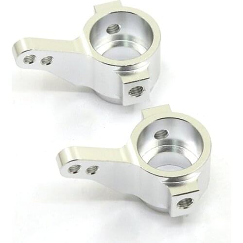 2Pcs Metal Front Steering Cup Steering Blocks for 1/10 RC Crawler Car Tamiya CC01 CC-01 Upgrade Parts Accessories