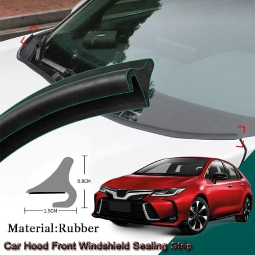 Car Seal Strip Windshied Spoiler Filler Protect Edge Weatherstrip Strips Sticker Auto Accessories For Toyota Corolla 2013-2020