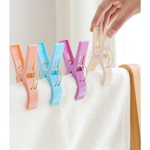 4 pcs large quilt drying clips for bed sheet holder windproof strong plastic shoes hanging clamp decorative clothespins pegs