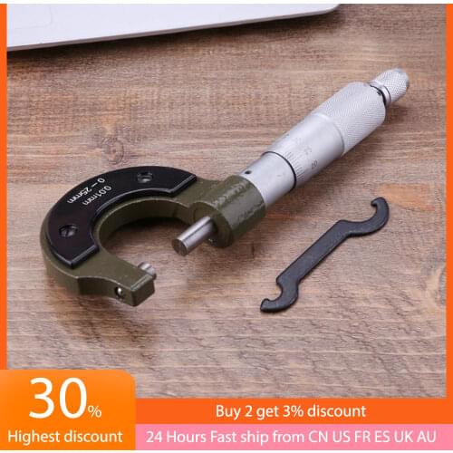 Stainless Steel Digital Micrometer Gauge High-precision External Diameter Spiral Laser Calibration Technology Measure Tool