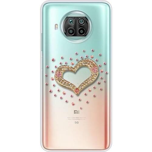 For Xiaomi Mi 10T Lite 5G Case Luxury Handmade Diamond Silicon Soft Cover Phone Cases For Xiaomi Mi 10 T Lite Mi10TLite Fundas