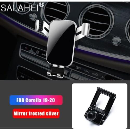 Affordable Car Phone Holder Air Vent Mount Clip Clamp Mobile Phone Holder for Toyota Corolla Altis 2019 2020 Auto Accessories