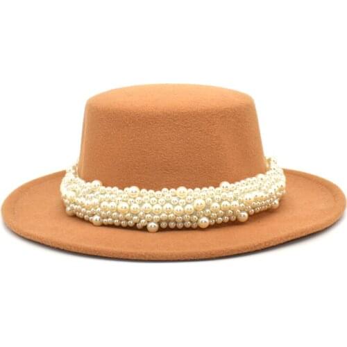 FUODRAO New Women Fedoras Hat Autumn Winter Wool Bowler Hats Girl Vintage Wide Brim Felt Jazz Hat Female Black Hat P41