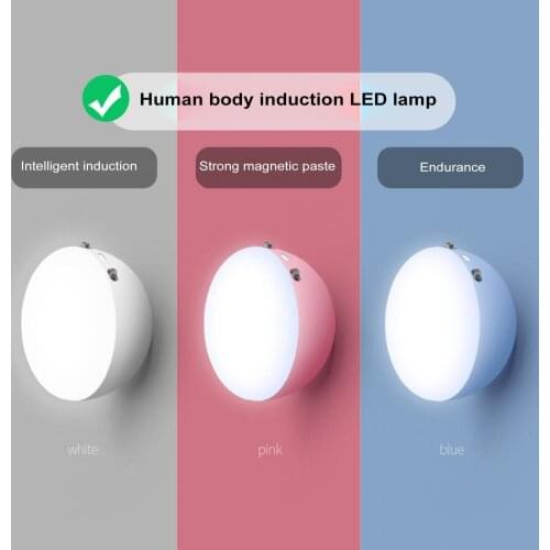 Round Durable Dusk to Dawn Sensor Nightlight 1.5W LED Night Light Easy Installation for Toilet