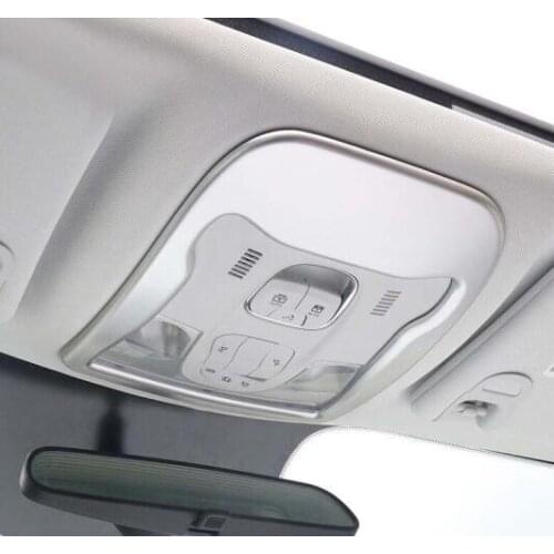 For Jeep Renegade 2015 2016 2017 ABS Matte Car front reading Lampshade cover trim Sticker Car Accessories Styling 1pcs