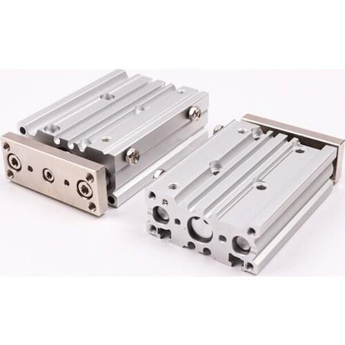 MGPM20 MGPM25 Bore 10-175 Compact pneumatic air cylinder with guide rod cylinder MGPM20-10 MGPM20-20 MGPM20-30