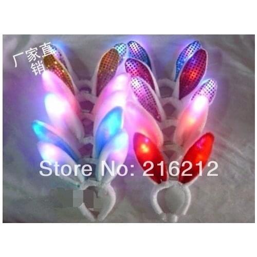 KAWAII women girl Bunny Rabbit Fluffy sexy Ear Headbands Plush Head Band Costume Festive Party Decorative Performing props