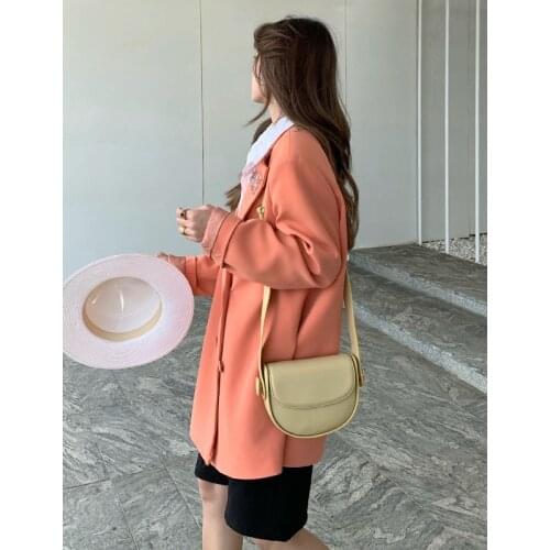 2021 New Design Saddle Bag Exquisite Female Retro Crossbody Bag Fashion Single Shoulder Bag For Women