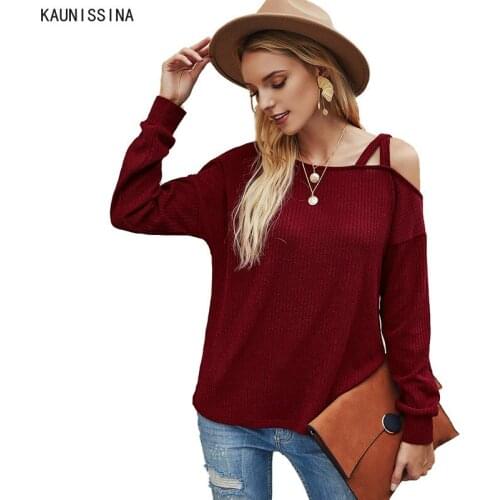 New 2021 Women Autumn Spring T-shirt Solid Bottoming Shirt Long Sleeve Oversize t shirt Tops Female Casual Tops