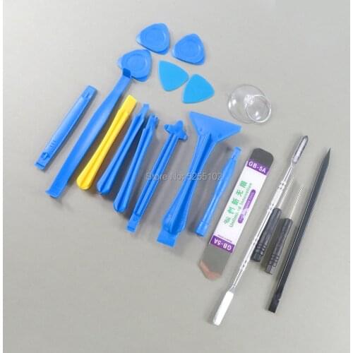 1set New 19 in 1 Mobile Phones Opening Screen Pry Tools Repair Kit Mini Screwdrivers telephone Tools Set For iPhone Samsung