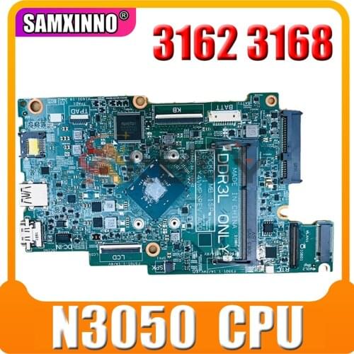 Original Laptop motherboard For DELL Insprion 3162 3168 Core Celeron N3050 SR29H Mainboard CN-0CD08X 0CD08X 15239-1 DDR3L