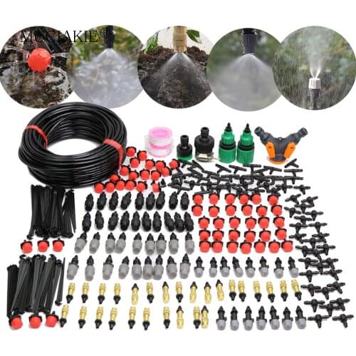 MUCIAKIE 10M-30M Garden Watering System Self Watering Device 4/7mm Adjustable Drip Misting Irrigation Tools Cooling Kits