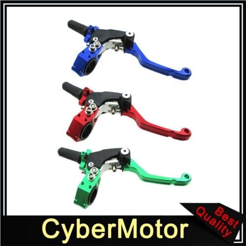 Racing Foldable Clutch Lever Handle For 22mm Handlebars Pit Motor Dirt Bike Honda Yamaha Kawasaki Motorcycle