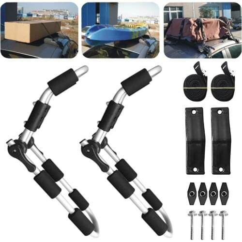 Kayak Rack J-Style Folding Universal F ield & Stream 3-in-1 For Canoe SUP Kayaks Surfboard And Ski Board Rooftop Mount On SUV