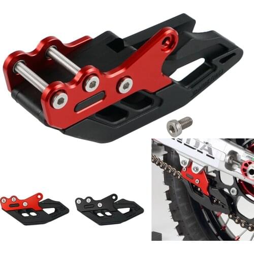 TPU Duralumin Motorcycle Chain guide Black Red Replacement For Honda CRF 250R 250RX 250X 450X 450L 450RX