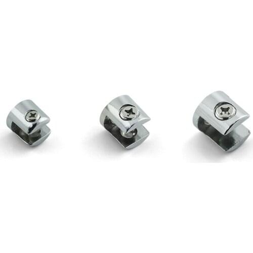 Cylindrical Glass Panel Clip Particle Angular Clamp for Brace Glass Thickened Fastening Bathroom Accessories 6mm 8mm 10mm