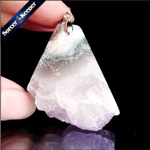 Womens Collares Gem Natural Amethysts Stone Pendant Necklace Quartz Purple Crystal Jewelry Loves Gift For Girlfriend TS720