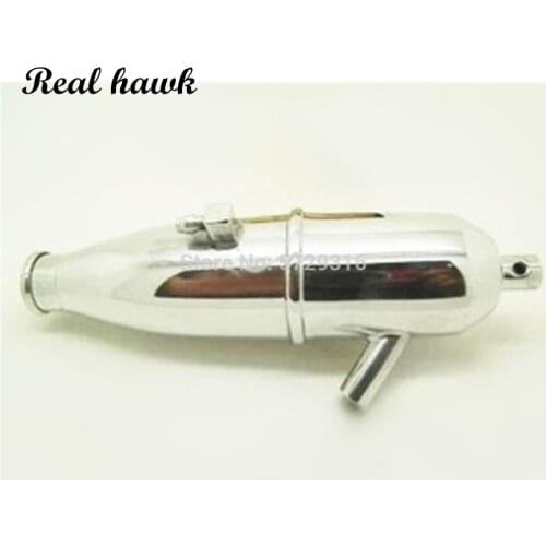 1pcs HSP 102009 Spare Upgrade Parts For VX SH 18 1/10 RC Car 02124 Aluminum Exhaust Pipe 02026 HSP 94122/94166/94188