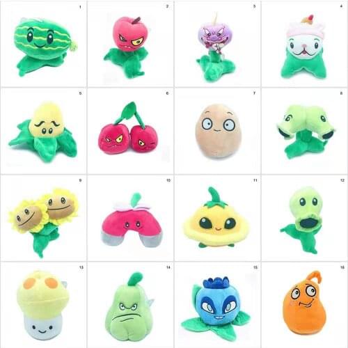 1PC 10-20cm Botany Plush Toy Sun flower Cherry Pepper Doll for Children Kids Birthday Childrens Day Gifts