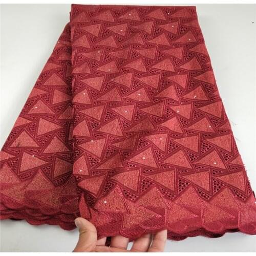 African Dry Lace Fabric 2019 High Quality Lace Swiss Voile Lace In Switzerland Cotton African Lace For Women Dresses CHYP5