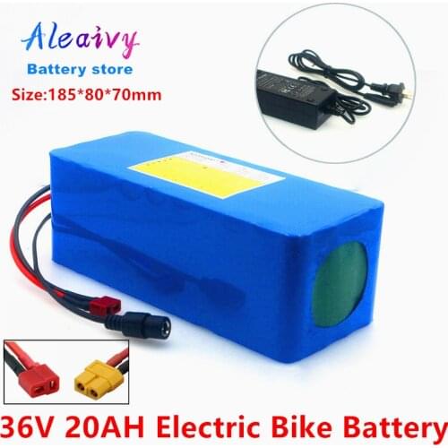 36V Battery 10S4P 20Ah Battery Pack 500W High Power Battery 42V 20000mAh E-bike electric bicycle BMS With xt60 Plug +42v Charger