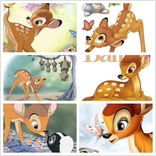 Diamond Painting Disney Fawn Bambi Full Diamond Handmade Custom Diamond Embroidery Painting Cube Decoration Rhinestone Gift