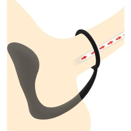 EXVOID Delay Ejaculation Butt Anal Plug Sex Toys For Men Gays Silicone Penis Cock Ring G-spot Massager Male Masturbation