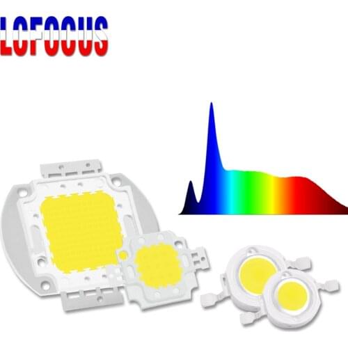 1W 3W 5W 10W 20W 30W 50W 100W Grow LED Light Chip COB Full Spectrum 380-840nm For Indoor Vegetables Plant Aquarium Growing