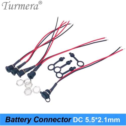 DC Power plug connector for diy dc waterproof jack connector DC022B 5.5 X 2.1 mm 5pieces/lot