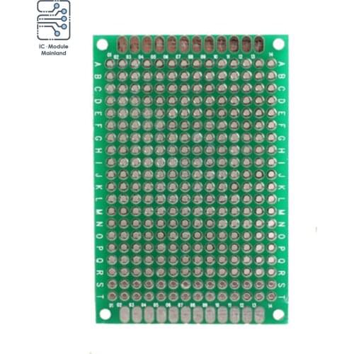 Double Sided Prototype PCB Breadboard 4x6 cm FR4 Glass Fiber 40x60 mm Diy Kit Tinned Universal Circuit Expansion Board Module